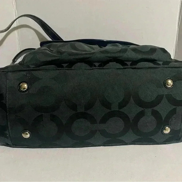 Coach CC signature print canvas logo satchel handbag - Picture 3 of 12